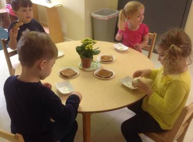 Canton Preschool Eggs And Toast Snack