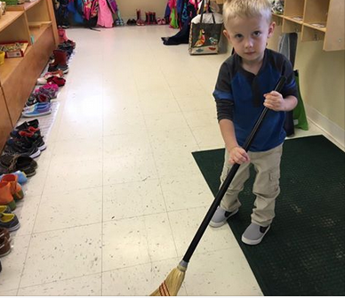 preschool sweeping
